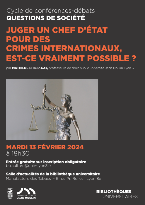 Affiche conf peut on juger un chef d'��tat ? 