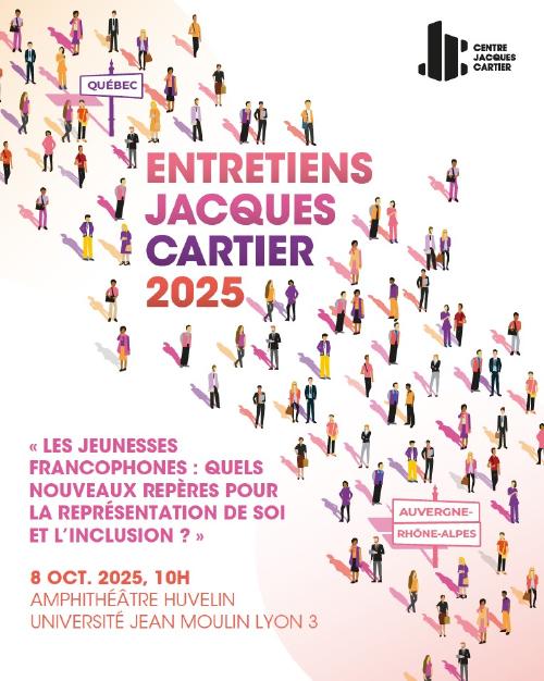 Affiche Les jeunesses francophones - quels nouveaux repe?res pour la repre?sentation de soi et l'inclusion 2025